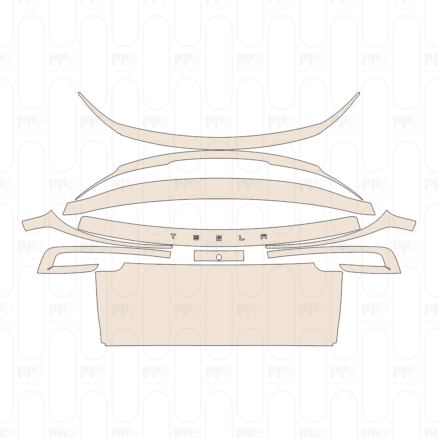 PPF precortado Tesla Model Y (Juniper) L 2025