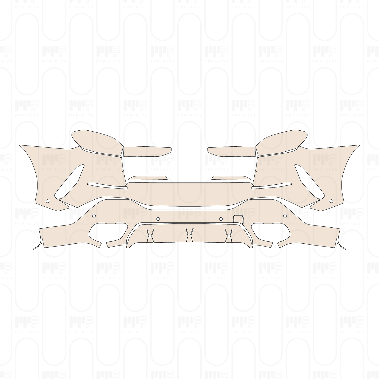 PPF precortado BMW X6 M60i 2026