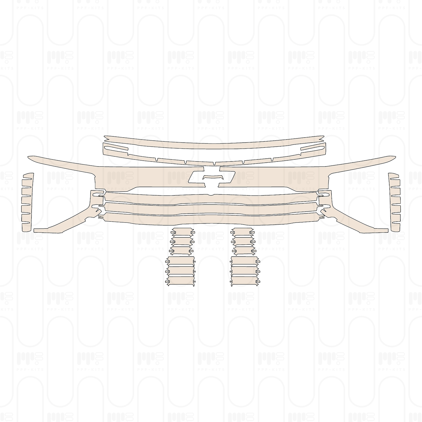 Pre-Cut PPF Chevrolet Tahoe LS 2026