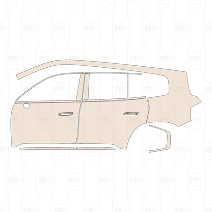 PPF precortado Mercedes-Benz GLB Electric Base 2026