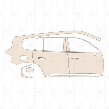 PPF precortado Mercedes-Benz GLB Electric Base 2026