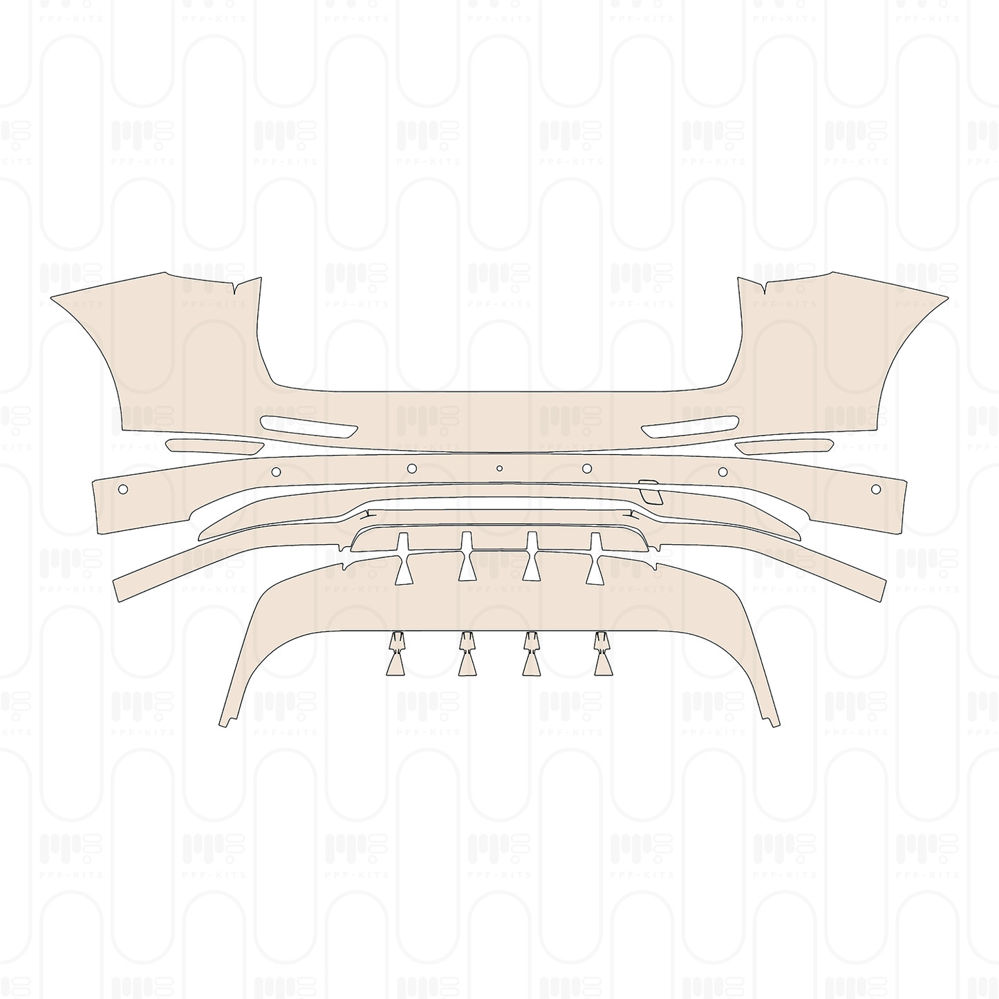 Pre-Cut PPF Zeekr 7X (CN) 2026
