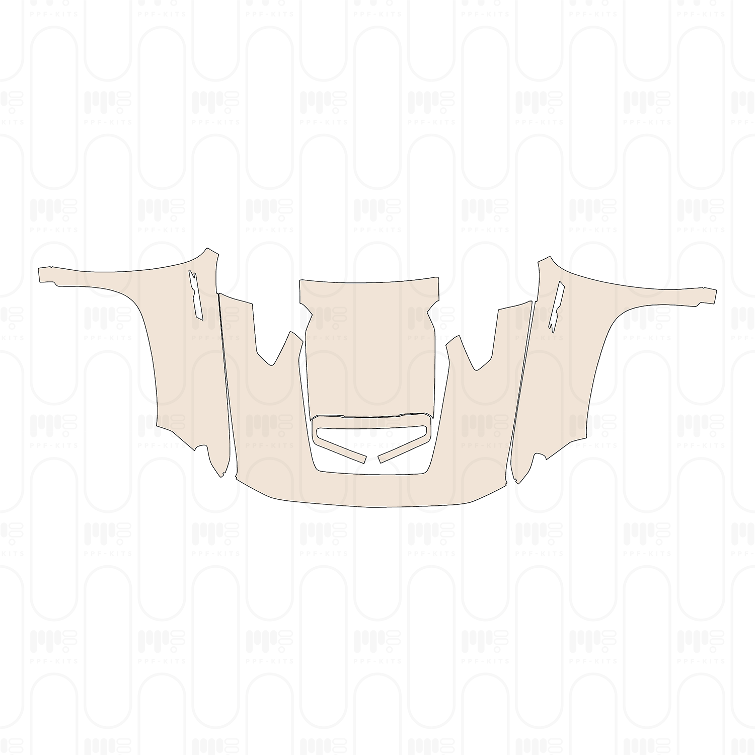 Hood+Fender One-piece design