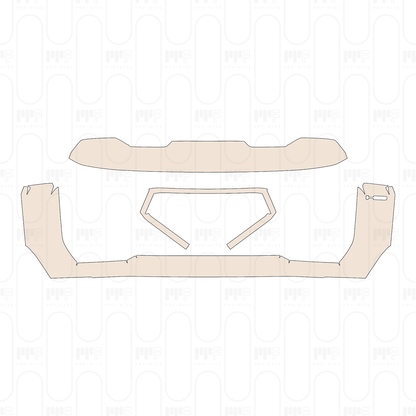 Bumper+Headlamp with 2 PDC (Parking Sensors)