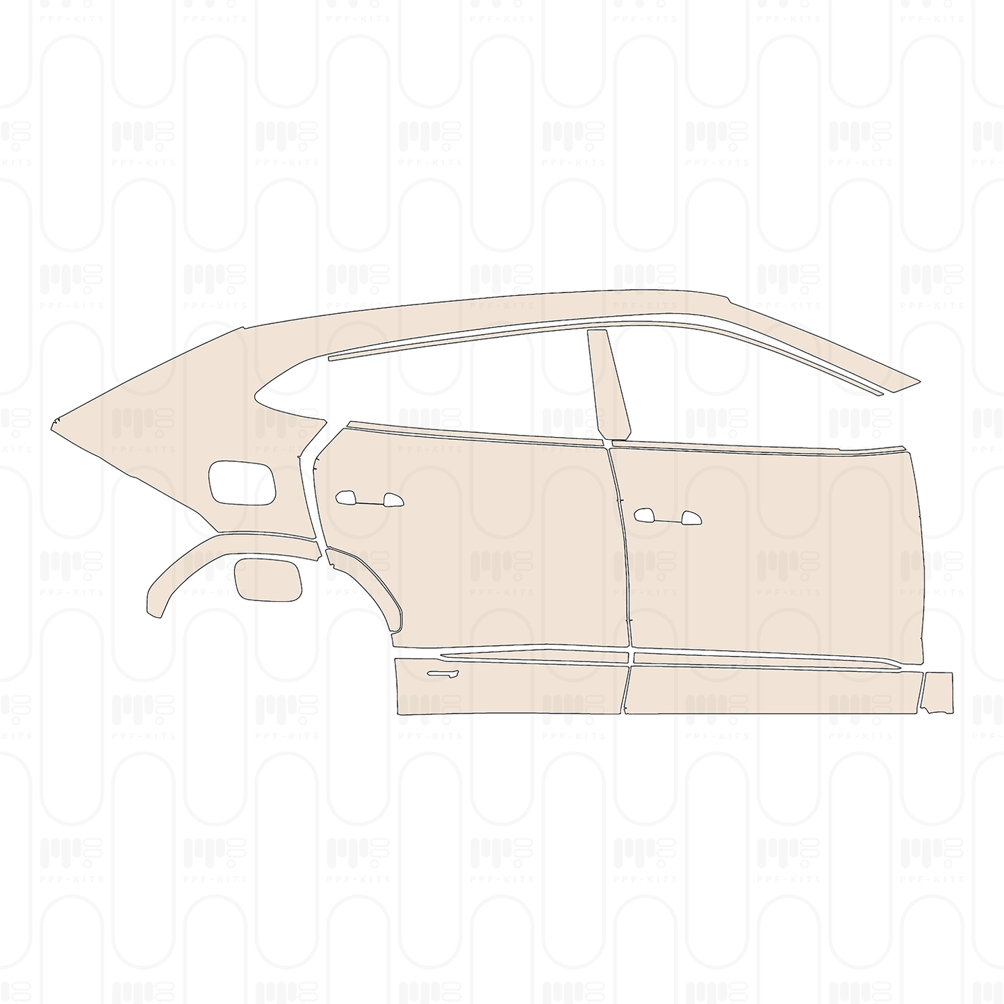 A-Pillar+Roof (front) with sunroof