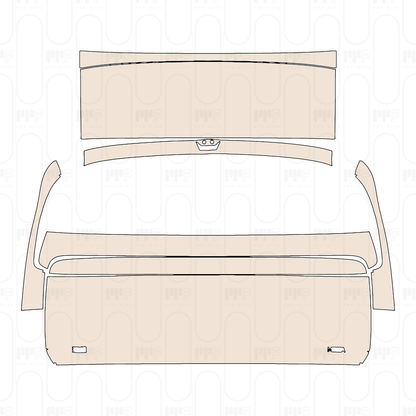 Trunk Lid with "ideal" & "MEGA" Emblems