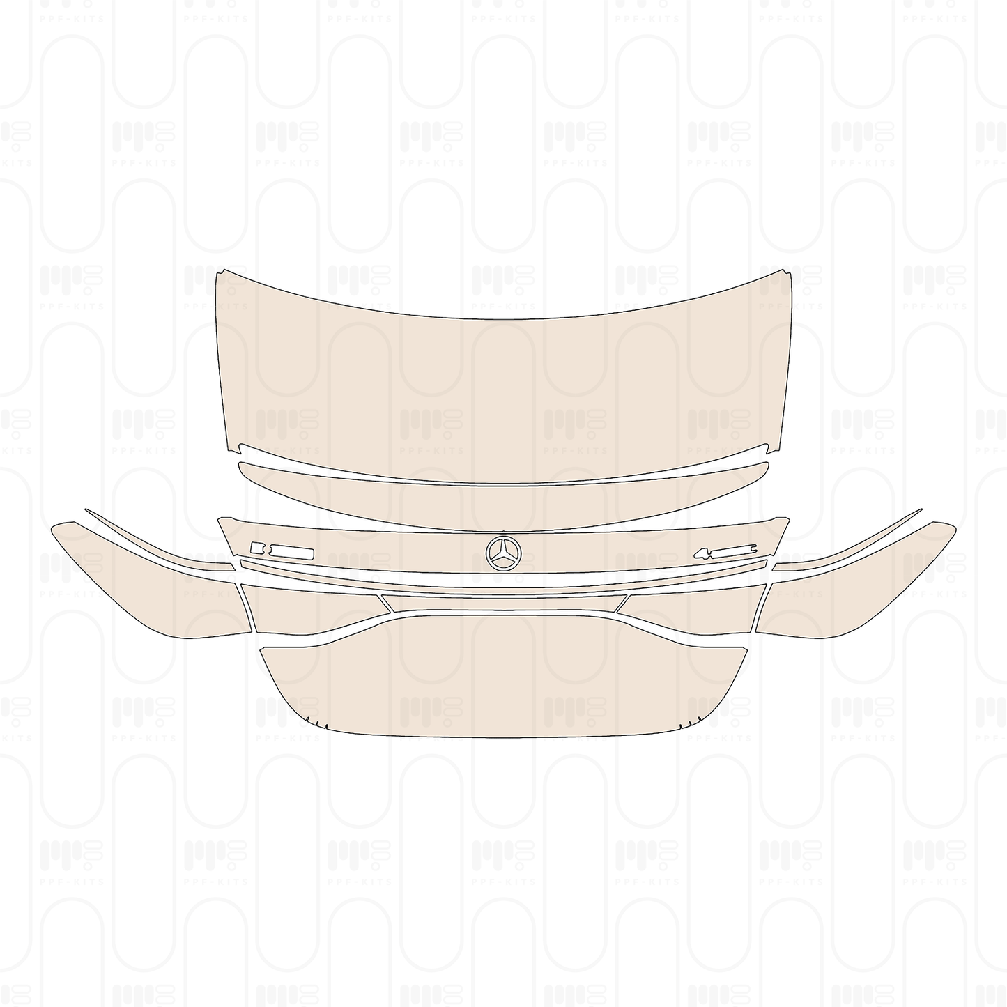 Trunk Lid with "1.5T" & "CUSTIN" Emblems