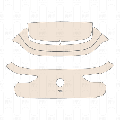 Roof without roofrails