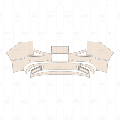Rear Bumper with 4 PDC (Parking Sensors)