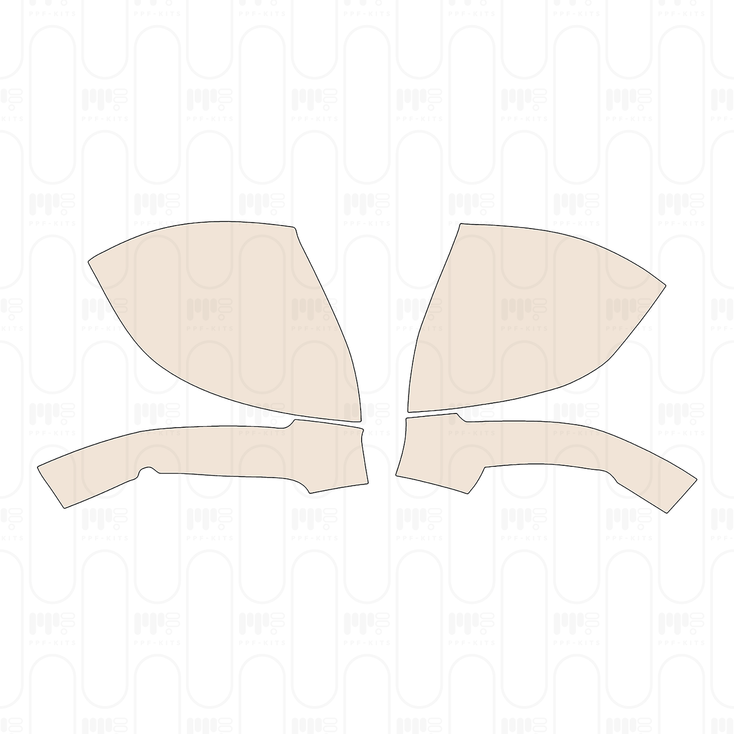 A-Pillar+Roof (front) without sunroof
