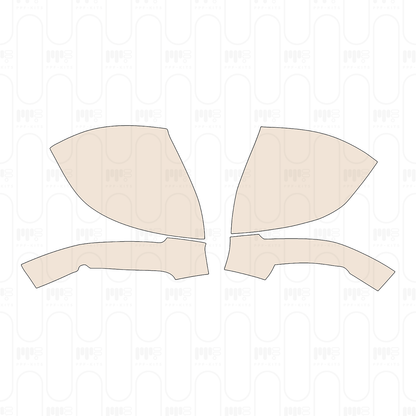 A-Pillar+Roof (front) without sunroof