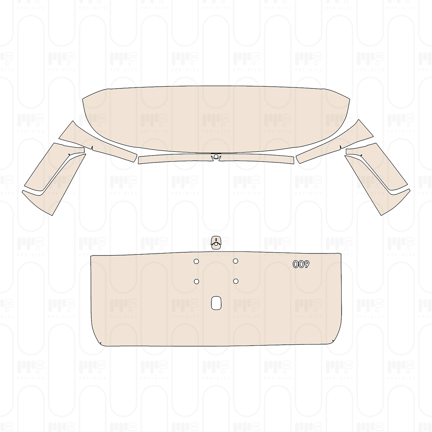 (left) Door+Rear Fender+Side Skirt