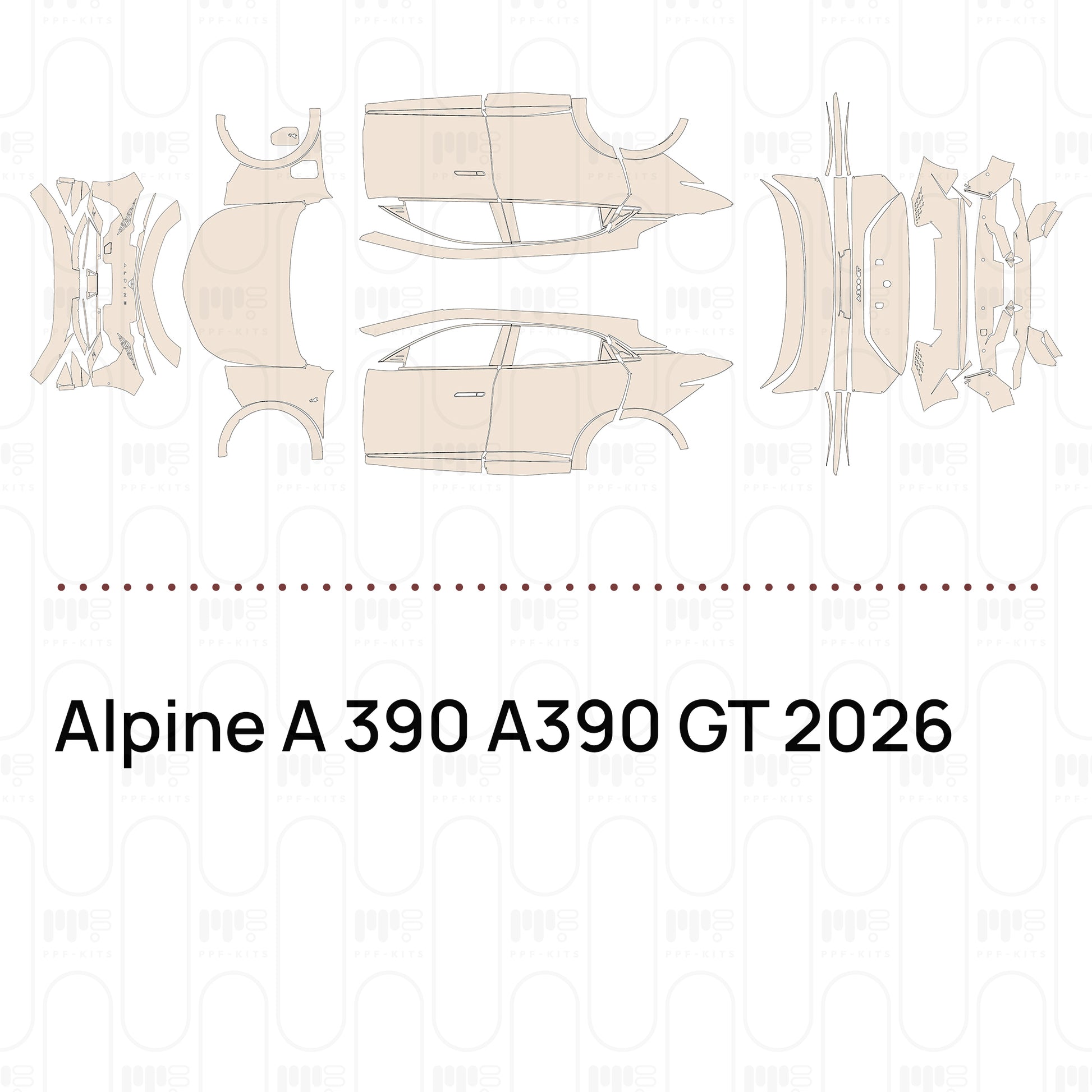 Bumper+Headlamp with 6 PDC (Parking Sensors)