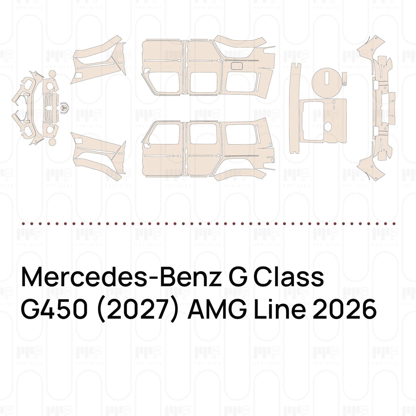 Mercedes-Benz G Class G450 (2027) AMG Line 2026 – PPF precortado