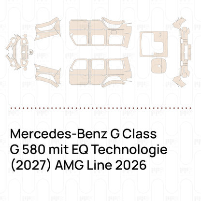 Mercedes-Benz G Class G 580 mit EQ Technologie (2027) AMG Line 2026 – PPF precortado