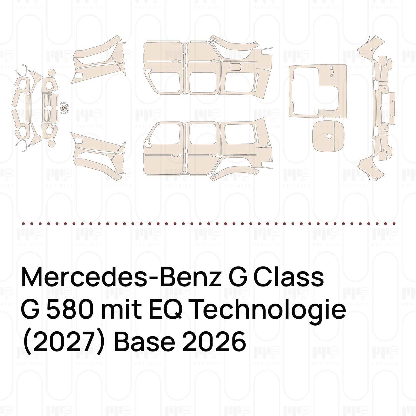 Mercedes-Benz G Class G450 (2027) Base 2026 – PPF precortado