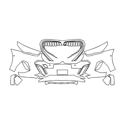 PPF precortado BMW 5 Series Sedan Extended Wheelbase M Sport 2025