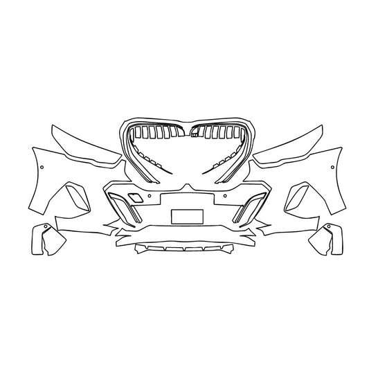 PPF precortado BMW 5 Series Sedan Extended Wheelbase M Sport 2025