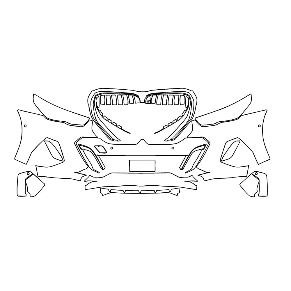 PPF precortado BMW 5 Series Sedan Extended Wheelbase M Sport 2025