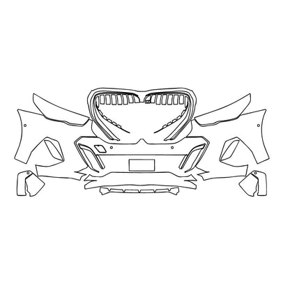 PPF precortado BMW 5 Series Sedan Extended Wheelbase M Sport 2025