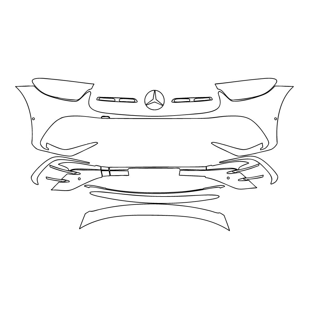 Pre-Cut PPF Mercedes-Benz GLC Coupe AMG line 2025
