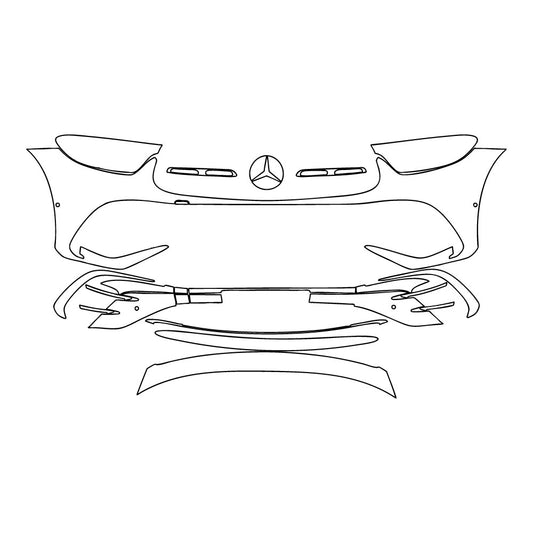 PPF precortado Mercedes-Benz GLC Coupe AMG line 2025