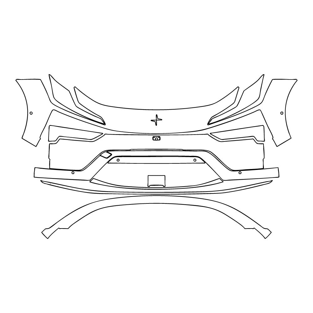 Pre-Cut PPF Polestar Polestar 4 2024