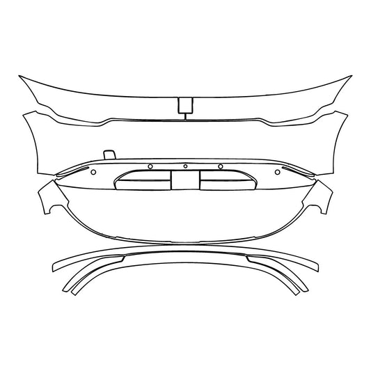PPF precortado Zeekr 7X 2025