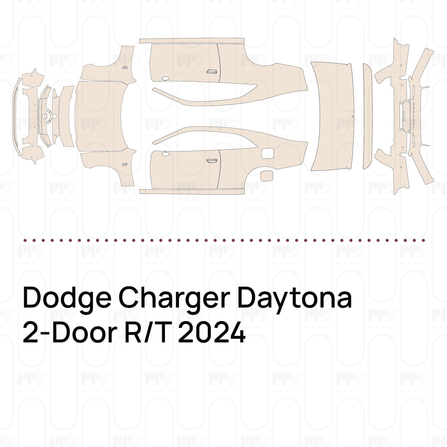 Pre-Cut PPF Dodge Charger Daytona 2-Door R T 2024