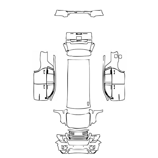 Pre-Cut PPF GMC Yukon  SLE 2021 - PPF-Kits