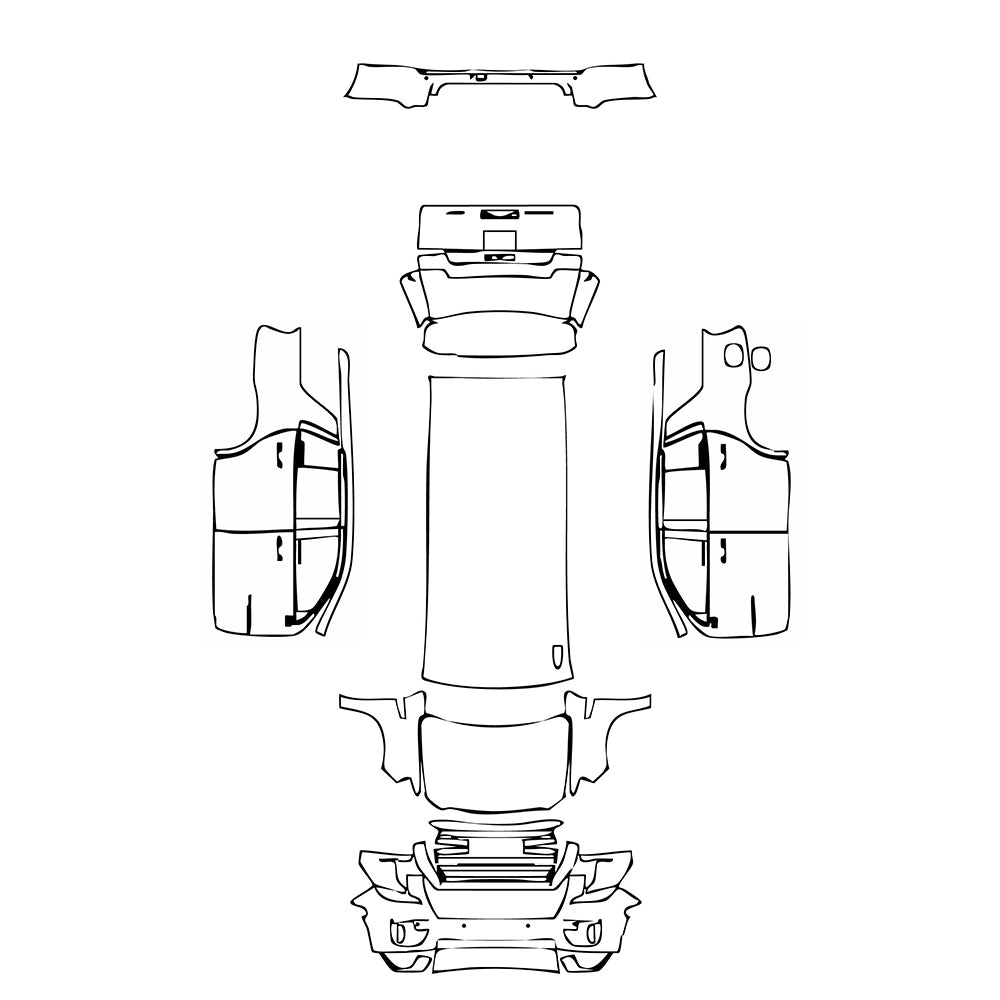 Pre-Cut PPF GMC Yukon  SLT 2023 - PPF-Kits