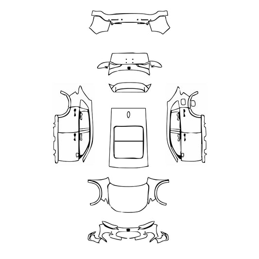 Pre-Cut PPF Honda ZR-V (CN)  Sport Turbo 2022 - PPF-Kits