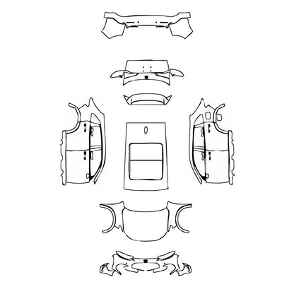 Pre-Cut PPF Honda ZR-V (CN)  Sport Turbo 2023 - PPF-Kits
