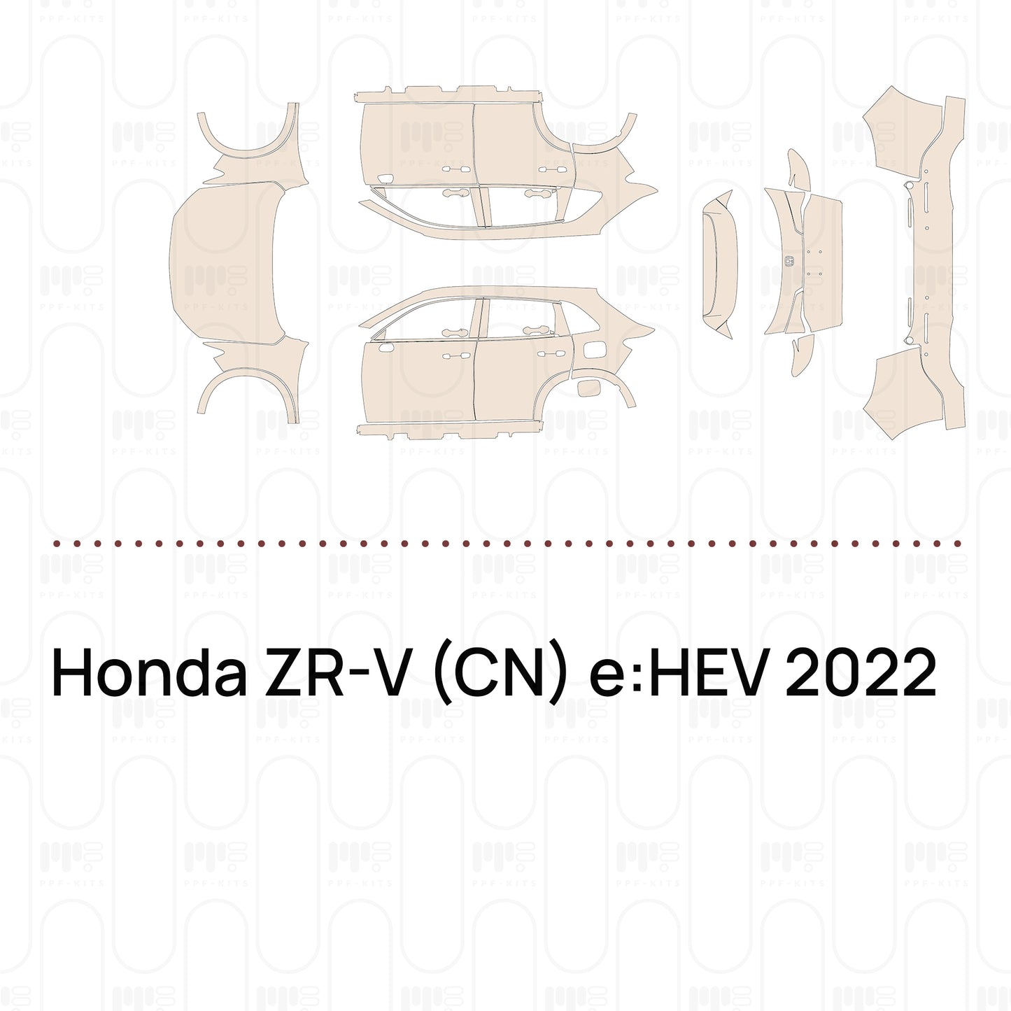 PPF precortado Honda ZR-V (CN) e:HEV 2022