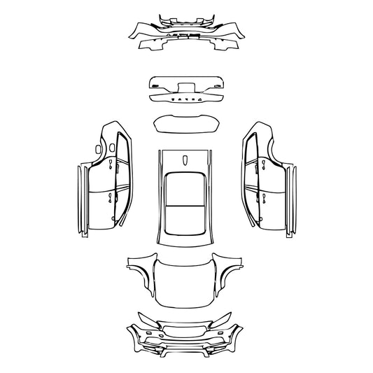 Pre-Cut PPF Volvo V90  Cross Country 2024 - PPF-Kits
