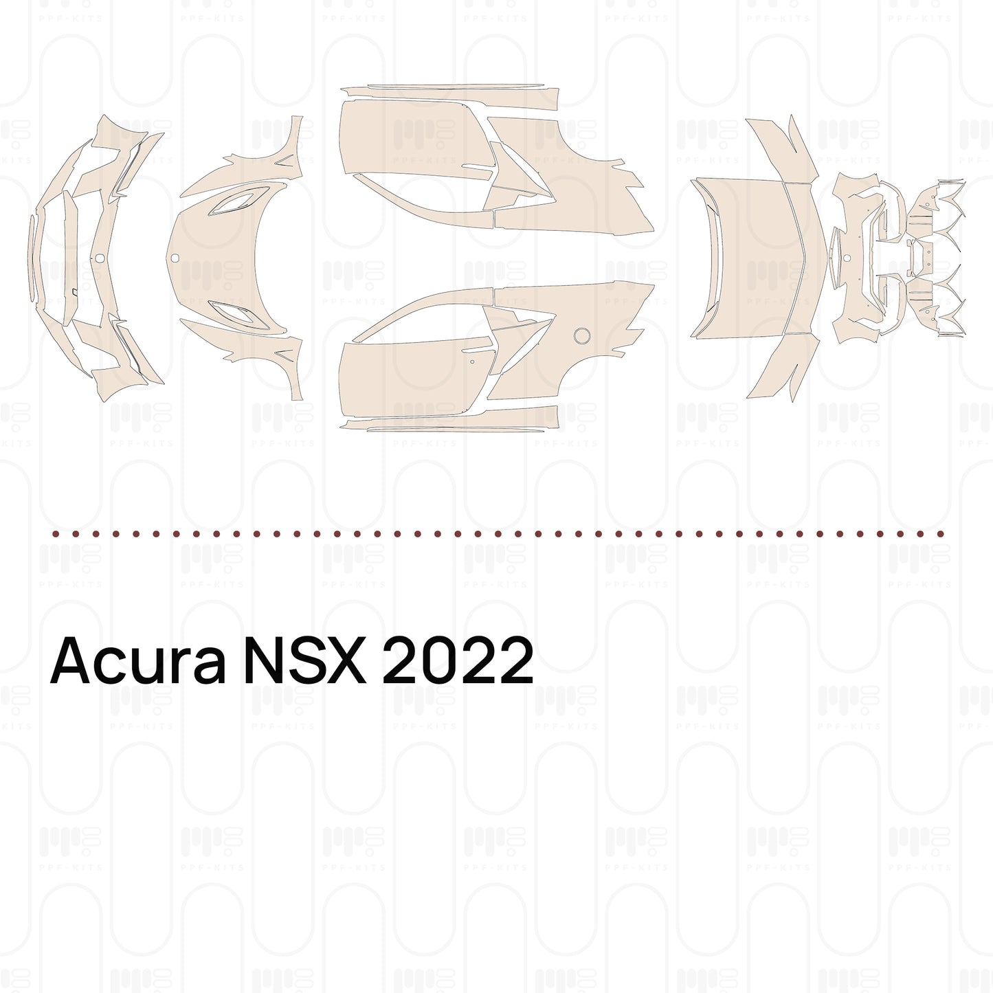 PPF precortado Acura NSX 2022