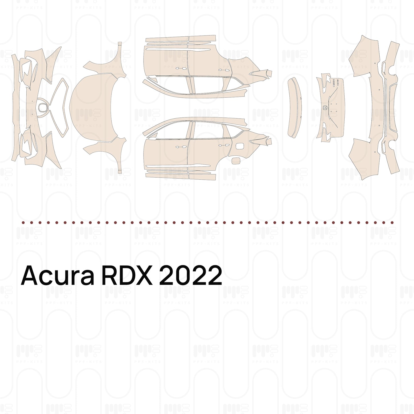 PPF precortado Acura RDX 2022