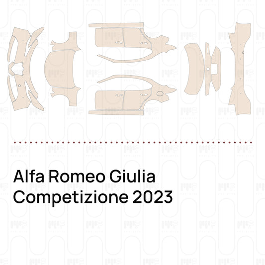 PPF precortado Alfa Romeo Giulia Competizione 2023