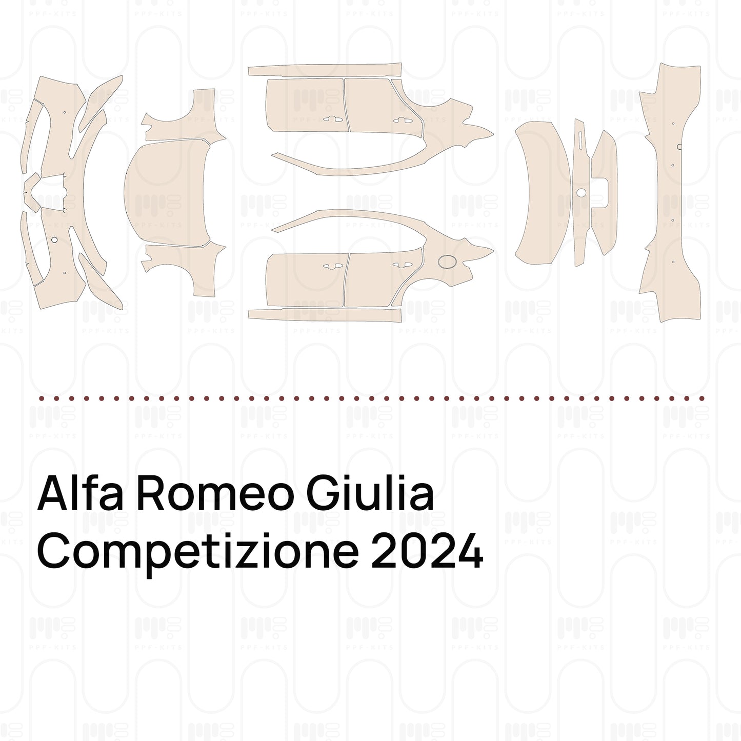 PPF precortado Alfa Romeo Giulia Competizione 2024