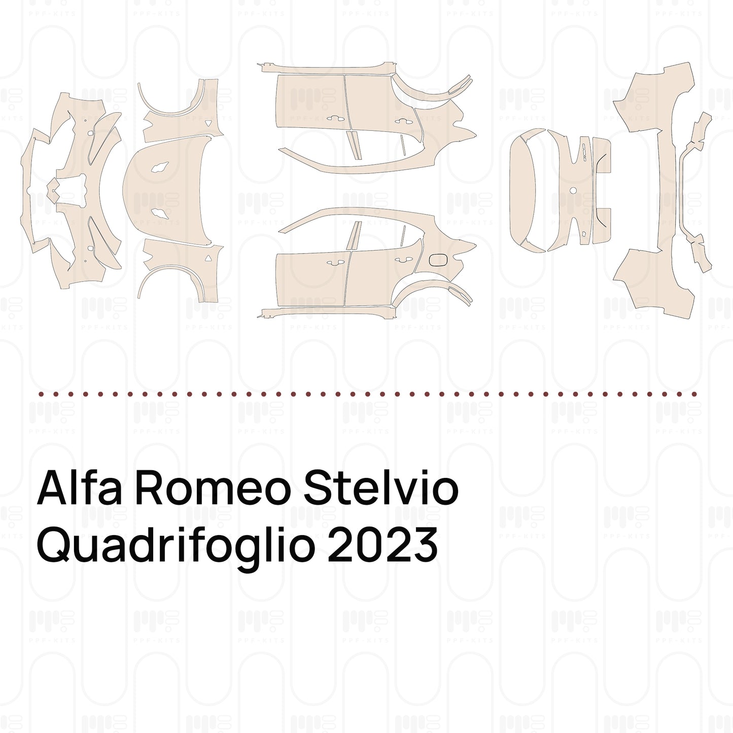 PPF precortado Alfa Romeo Stelvio Quadrifoglio 2023