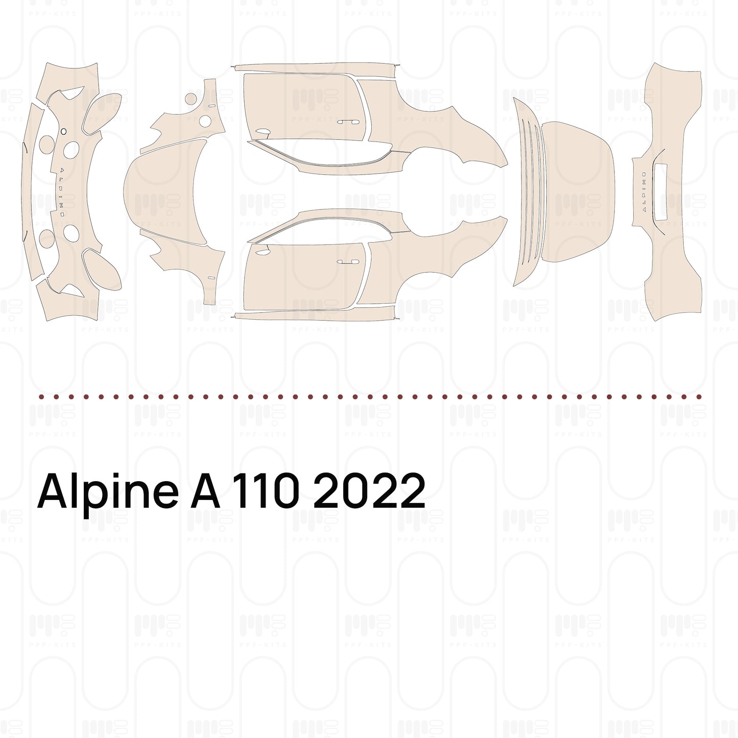 Alpine A 110 2022 – Pre-Cut PPF