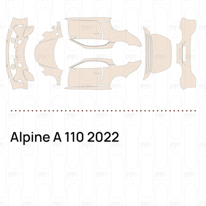 Alpine A 110 2022 – Pre-Cut PPF