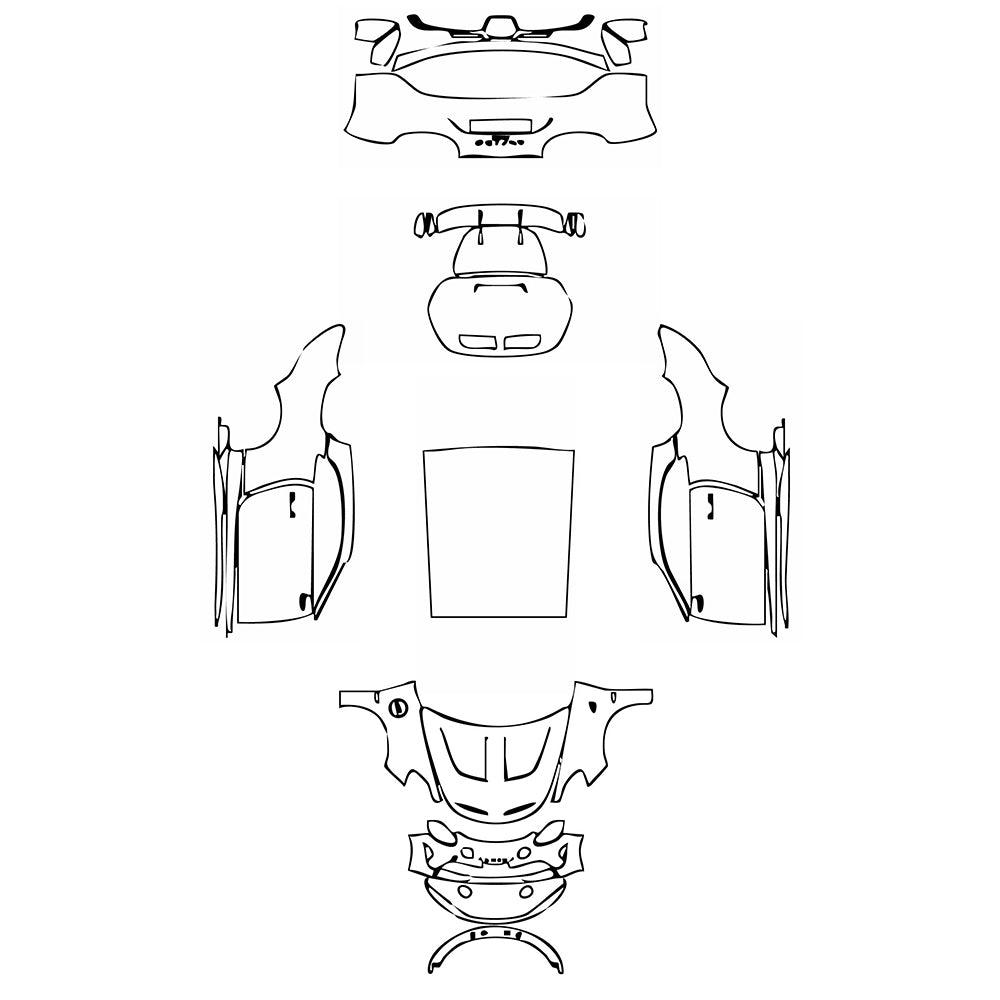 Pre-Cut PPF Alpine A 110 R 2025 - PPF-Kits