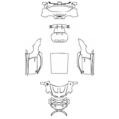 Pre-Cut PPF Alpine A 110 R 2025 - PPF-Kits