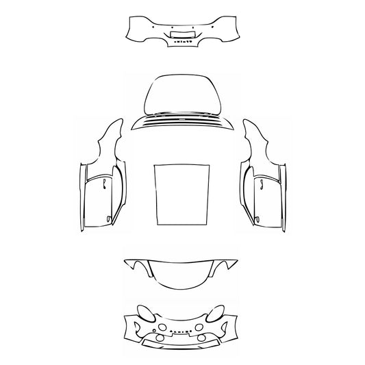 Pre-Cut PPF Alpine A 110 S 2021 - PPF-Kits
