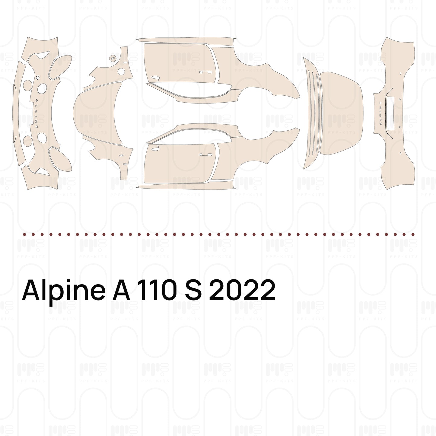 Alpine A 110 S 2022 – Pre-Cut PPF