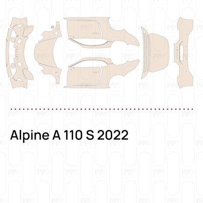 Alpine A 110 S 2022 – Pre-Cut PPF
