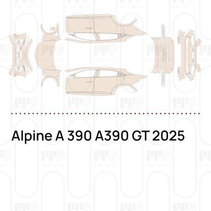 PPF precortado Alpine A 390 A390 GT 2025