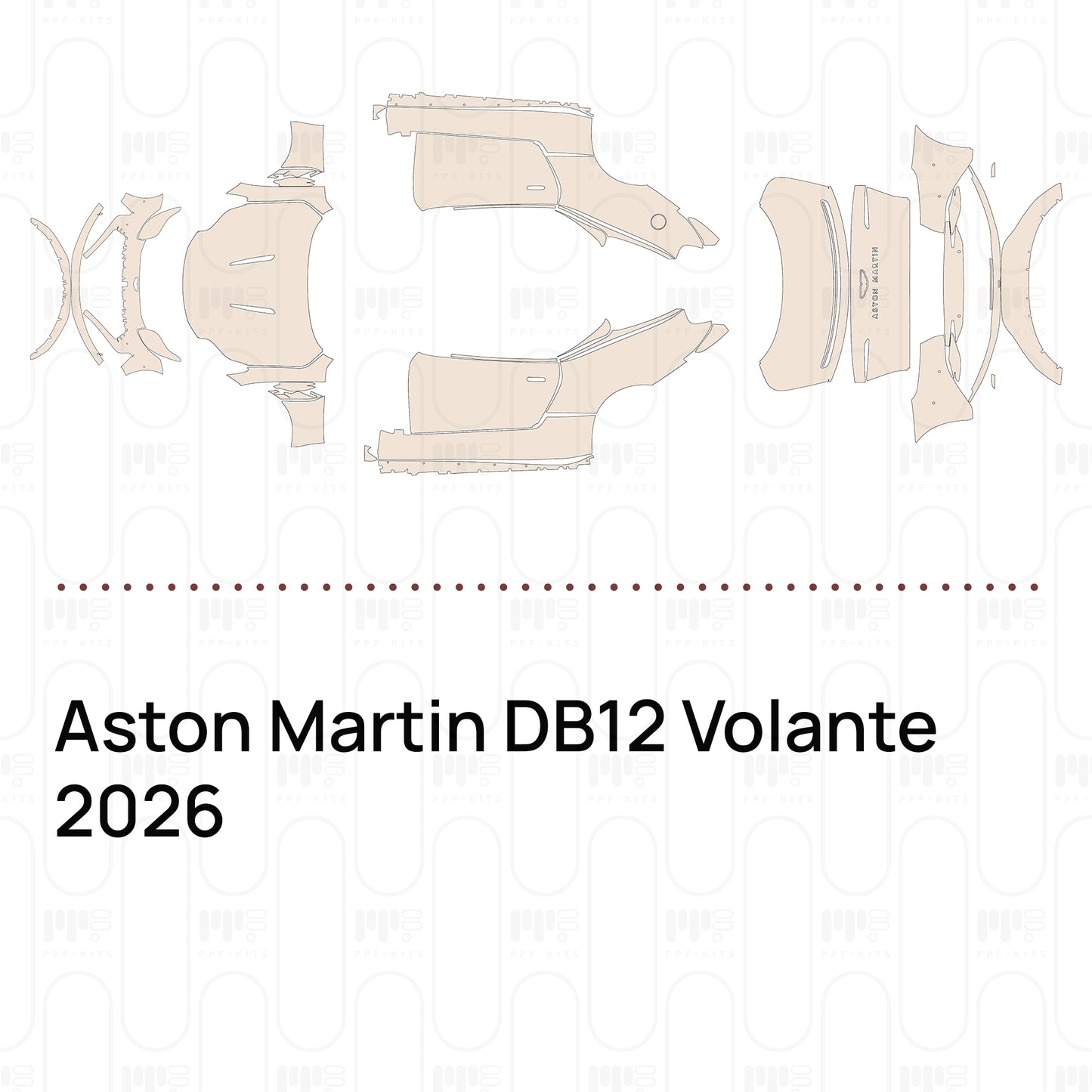 Pre-Cut PPF Aston Martin DB12 Volante 2026