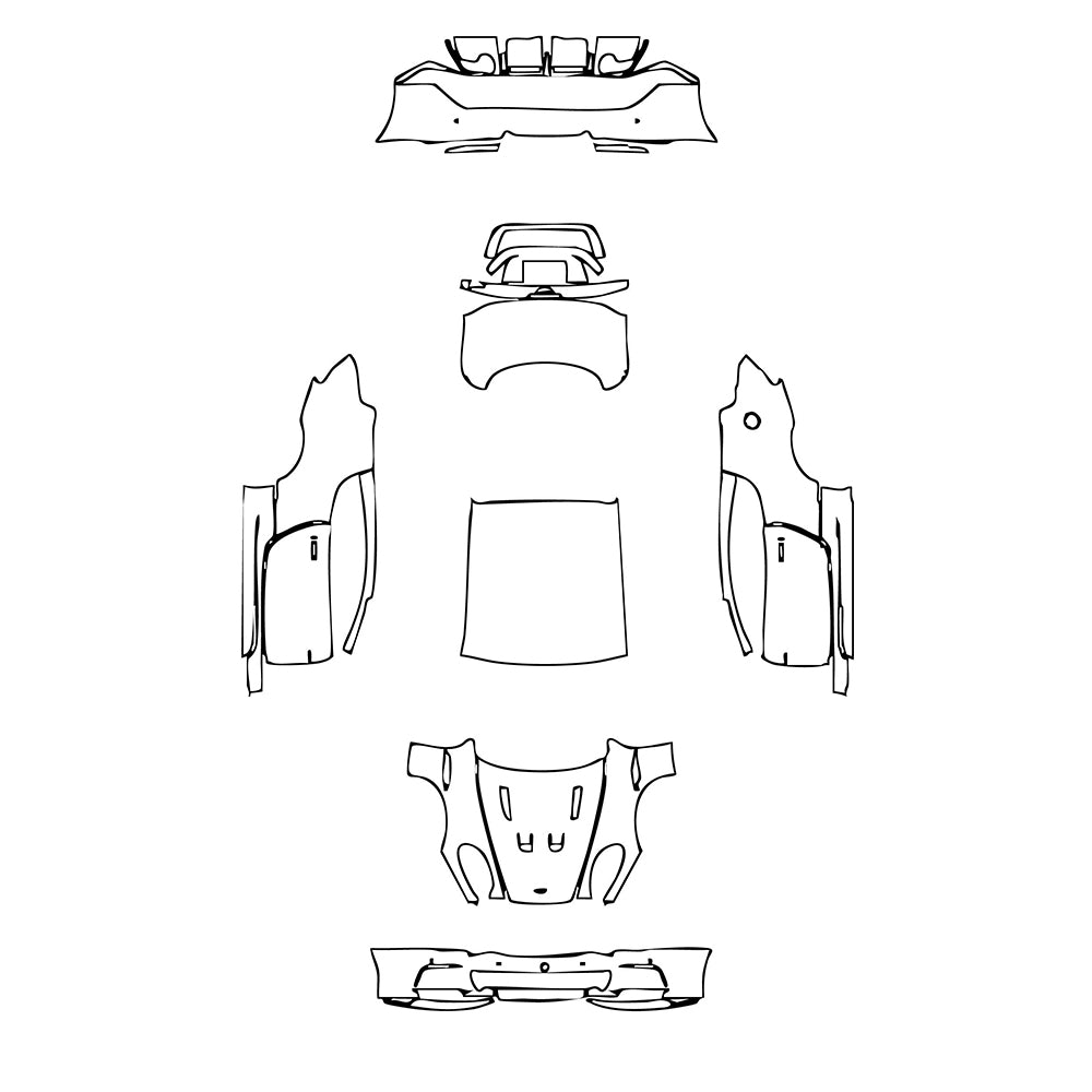Pre-Cut PPF Aston Martin DBS 2007 - PPF-Kits